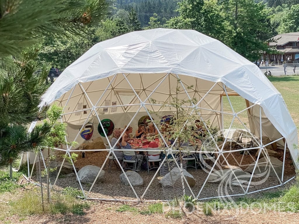 Phoenix Domes Dome DELUXE | 4-Season Glamping Geodesic Dome Package | Phoenix Domes