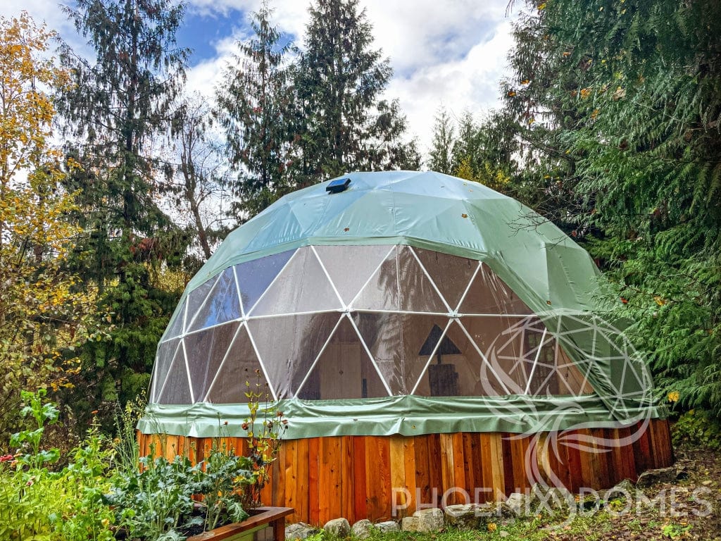 Phoenix Domes Dome DELUXE | 4-Season Glamping Geodesic Dome Package | Phoenix Domes