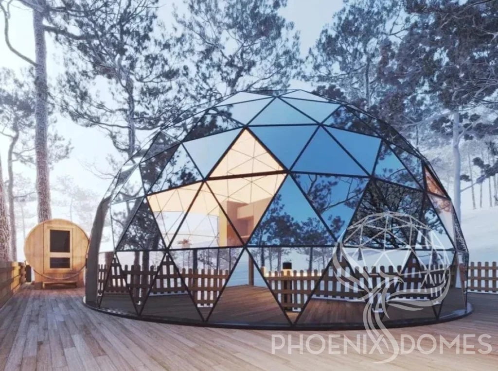 Phoenix Domes Dome Glass Dome | Glass Panel Geodesic Dome | Phoenix Domes