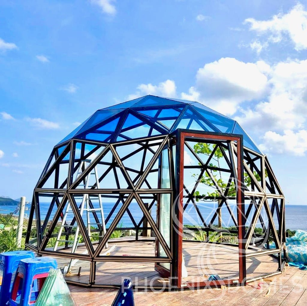 Phoenix Domes Dome Glass Dome | Glass Panel Geodesic Dome | Phoenix Domes