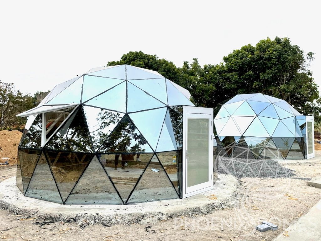 Phoenix Domes Dome Glass Dome | Glass Panel Geodesic Dome | Phoenix Domes