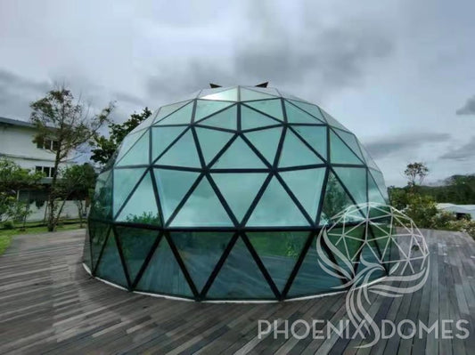 Phoenix Domes Dome Glass Dome | Glass Panel Geodesic Dome | Phoenix Domes