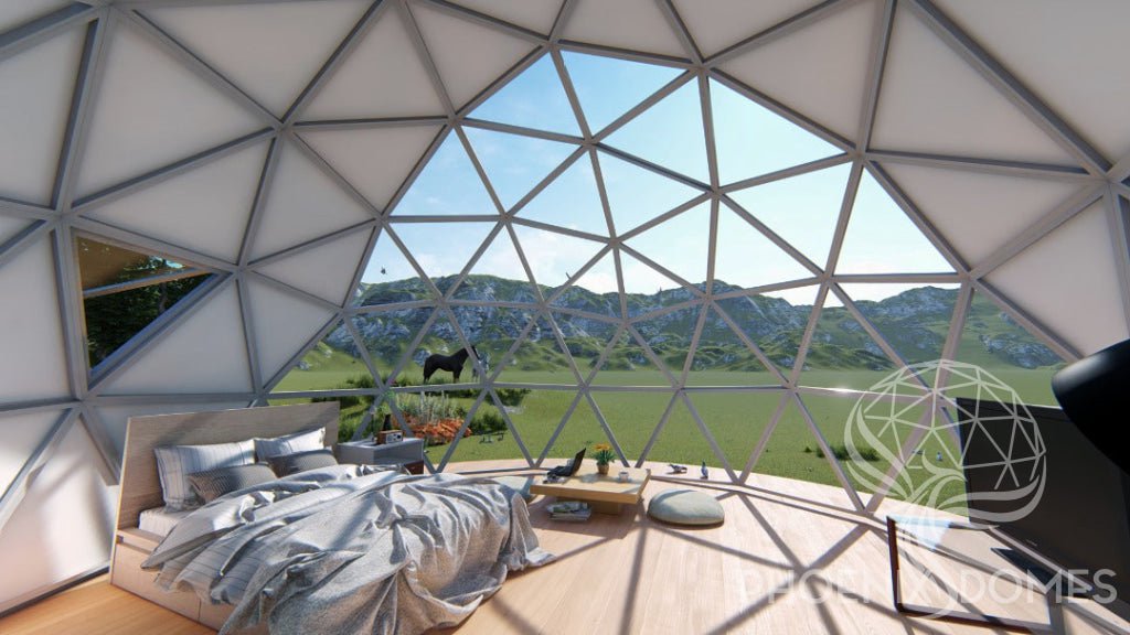 Phoenix Domes Glass/Hard Panel Dome | Geodesic Dome | Phoenix Domes
