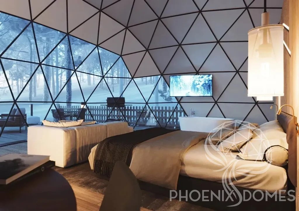 Phoenix Domes Glass/Hard Panel Dome | Geodesic Dome | Phoenix Domes