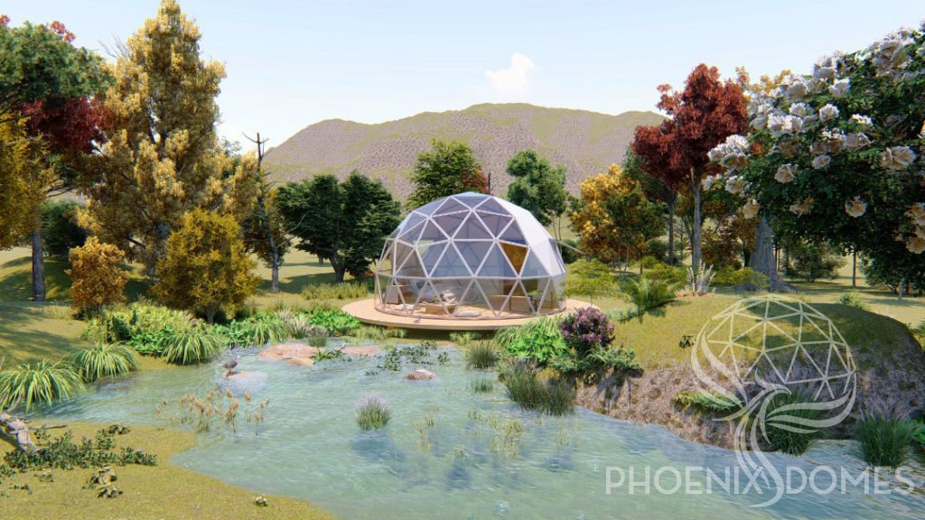 Phoenix Domes Glass/Hard Panel Dome | Geodesic Dome | Phoenix Domes