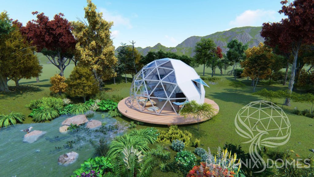 Phoenix Domes Glass/Hard Panel Dome | Geodesic Dome | Phoenix Domes