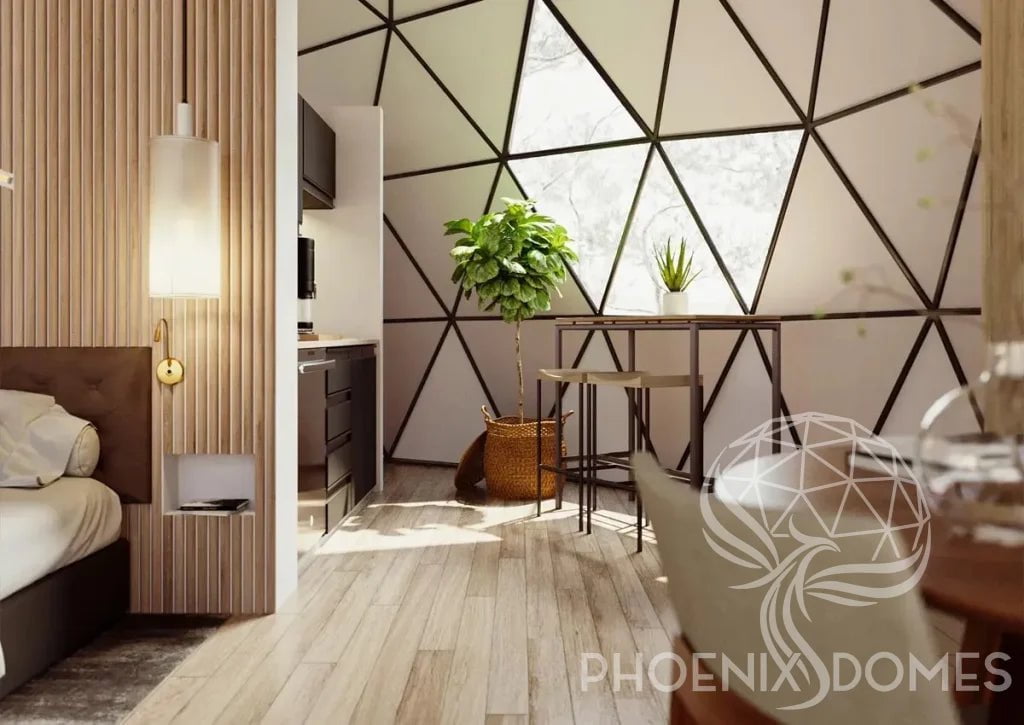 Phoenix Domes Glass/Hard Panel Dome | Geodesic Dome | Phoenix Domes