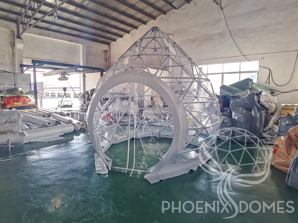 Phoenix Domes Zome Patio Zome | Clear Geodesic Dome | Phoenix Domes