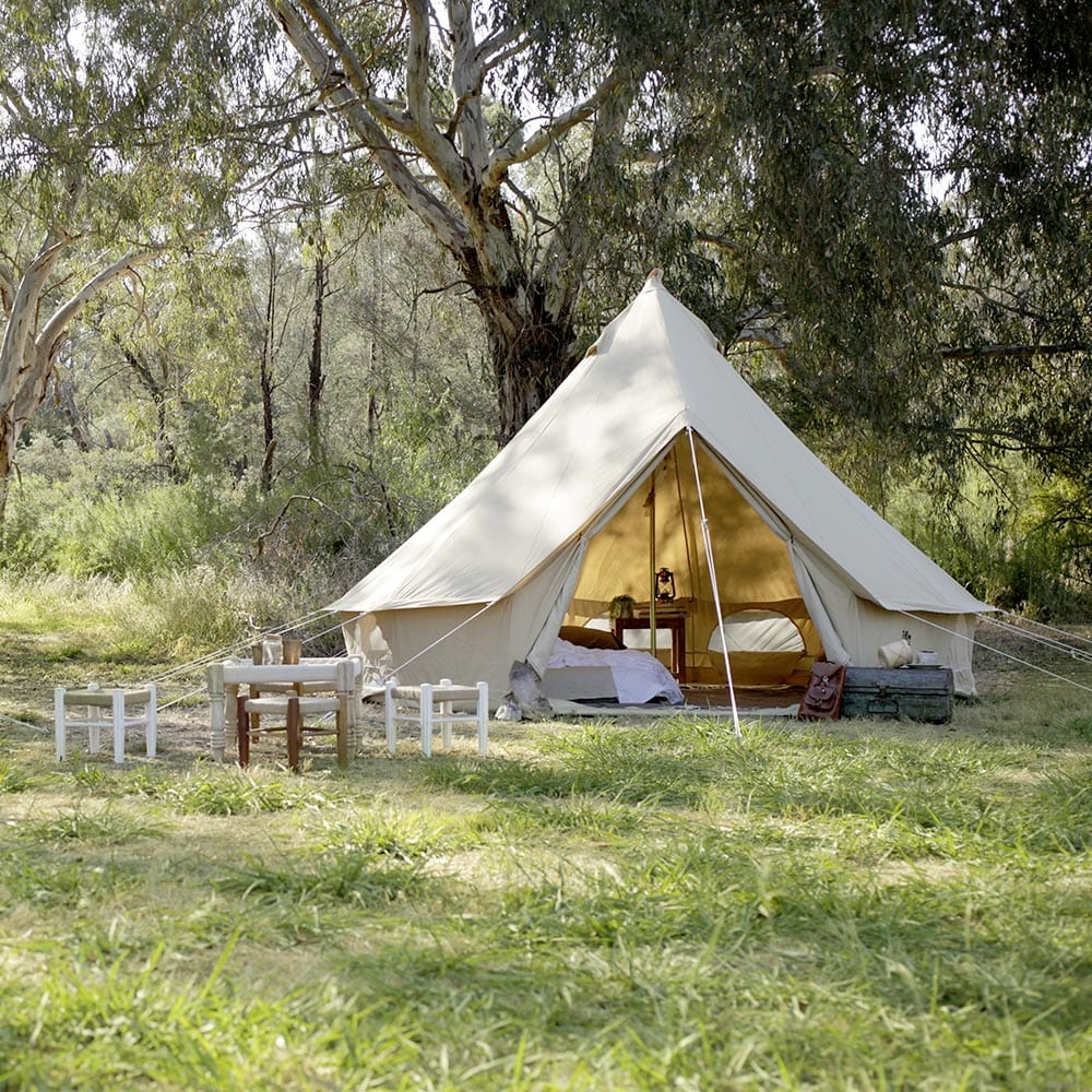 4m canvas bell tent Psyclone Tents 6-Person Canopy Tent