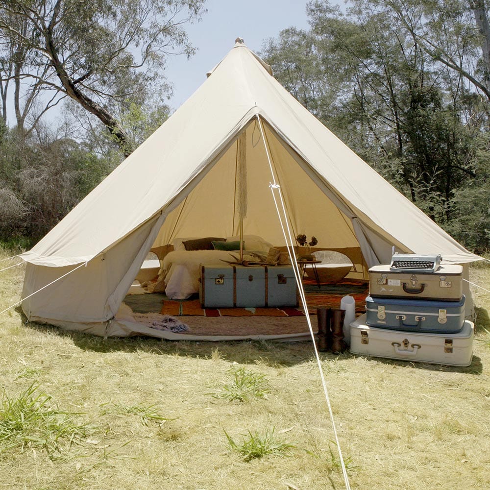 Psyclone Tents Canvas Tent Canvas Bell Tent 16' (5 Meter)