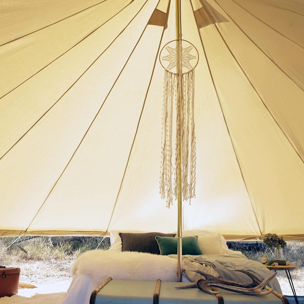 Psyclone Tents Canvas Tent Canvas Bell Tent 16' (5 Meter)