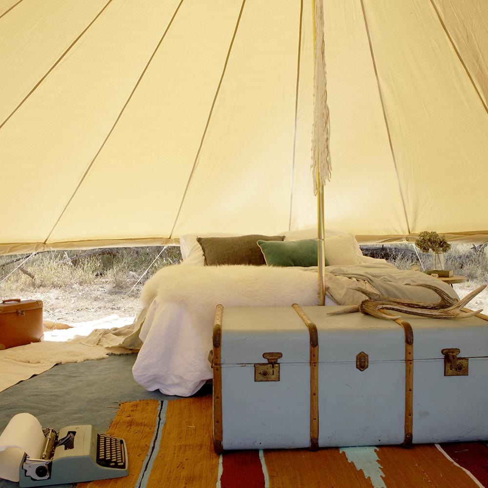 Psyclone Tents Canvas Tent Canvas Bell Tent 16' (5 Meter)