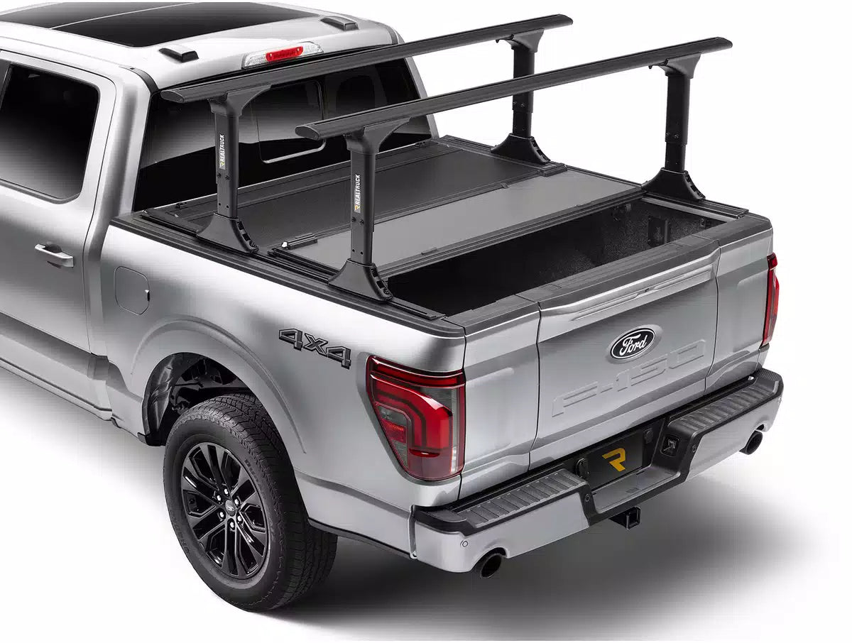 RealTruck BAKFlip MX4 TS Hard Folding Tonneau Cover w/T-Slot Rails For 2022+ Ford Maverick
