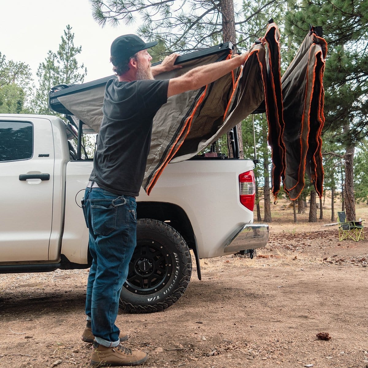 Tuff Stuff Overland Awning 270 Degree Awning - Olive | Tuff Stuff Overland
