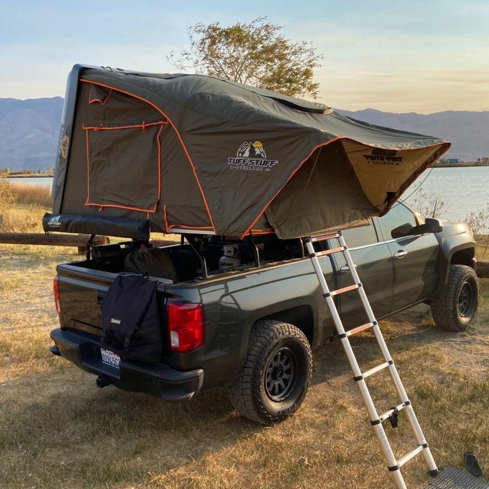 Tuff Stuff Overland Roof Top Tent Alpha Hardshell Rooftop Tent from Tuff Stuff Overland