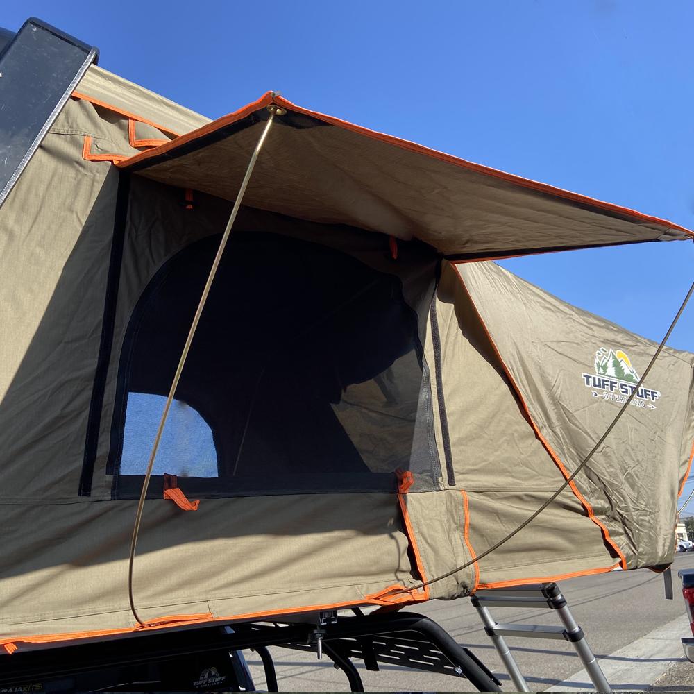 Tuff Stuff Overland Roof Top Tent Alpha Hardshell Rooftop Tent from Tuff Stuff Overland