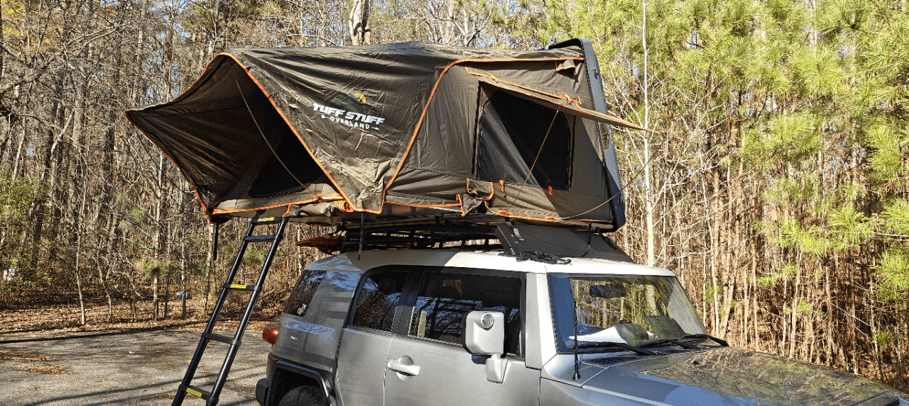 Tuff Stuff Overland Roof Top Tent Alpha Hardshell Rooftop Tent from Tuff Stuff Overland