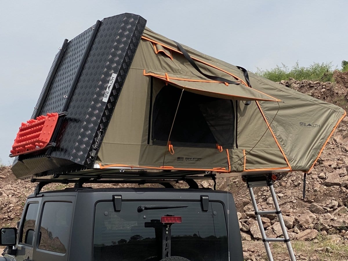 Tuff Stuff Overland Roof Top Tent Stealth Hardshell Rooftop Tent from Tuff Stuff Overland