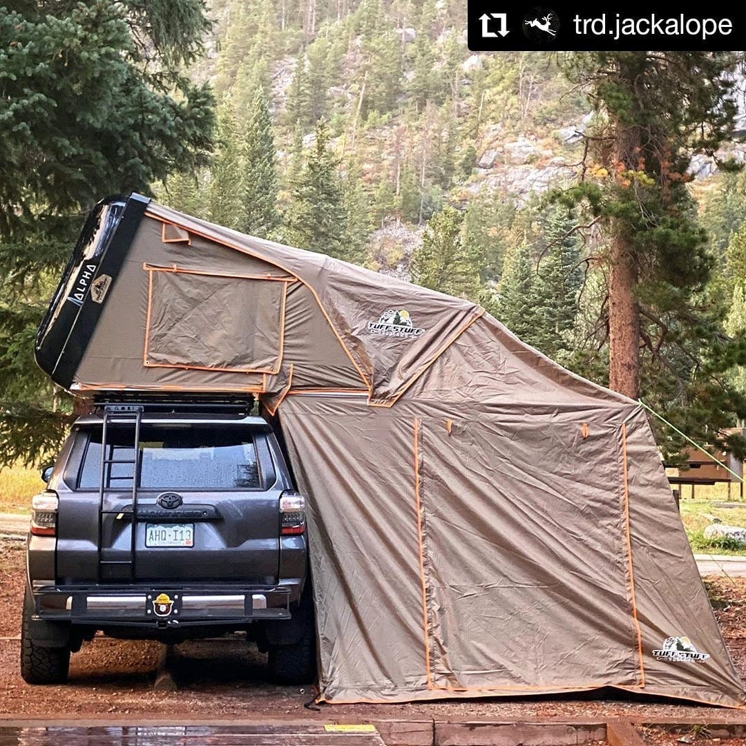Tuff Stuff Overland Roof Top Tent Stealth Hardshell Rooftop Tent from Tuff Stuff Overland