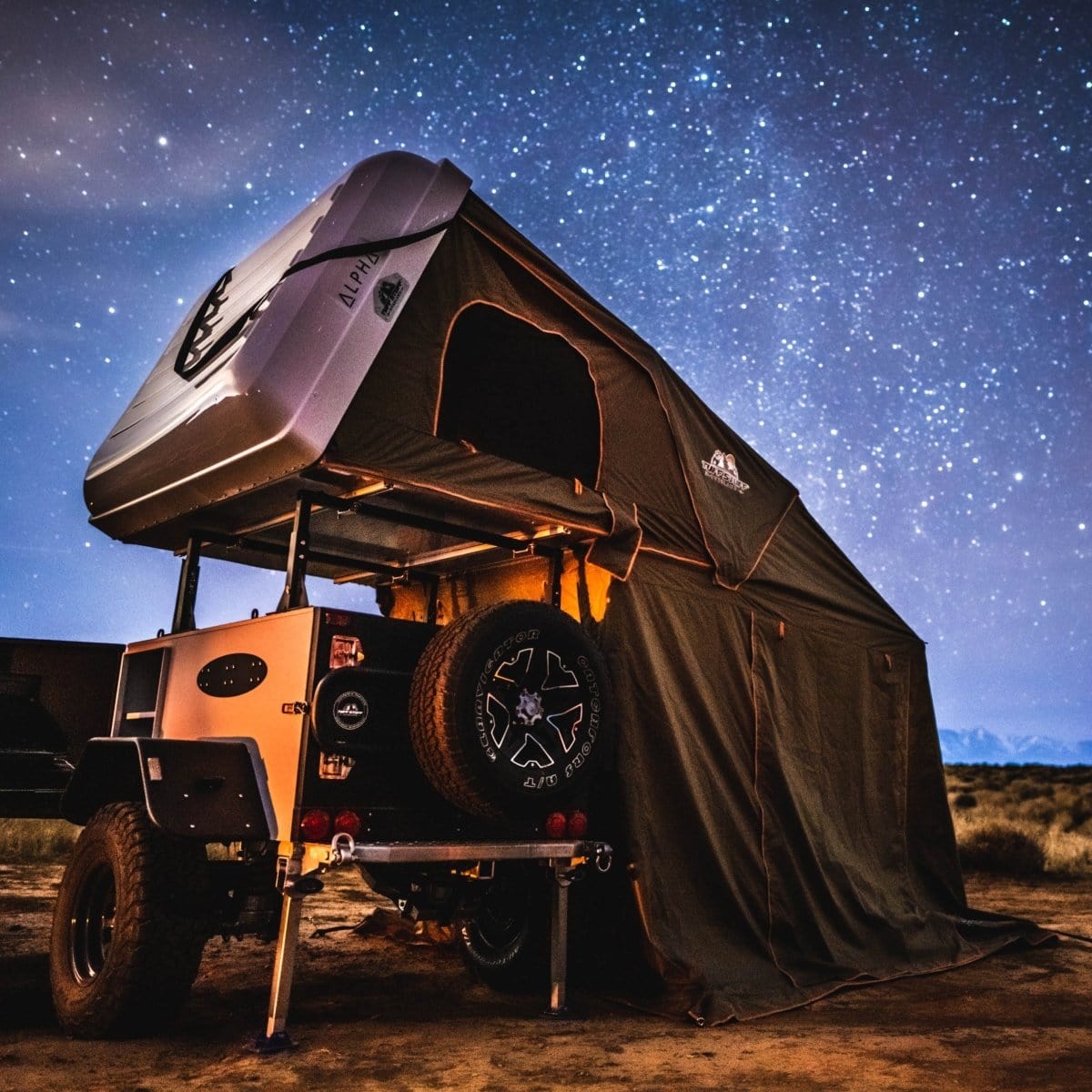 Tuff Stuff Overland Roof Top Tent Stealth Hardshell Rooftop Tent from Tuff Stuff Overland