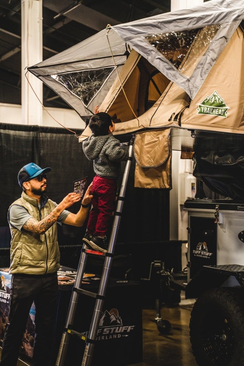 Tuff Stuff Overland Roof Top Tent Trailhead Rooftop Tent from Tuff Stuff Overland