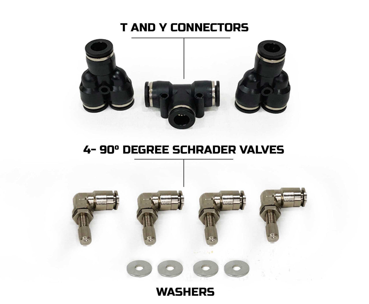 Up Down Air-4 Tire Inflation System | Jeep Wrangler JK/JKU | Up Down Air-Gen2 Air Delivery System for Jeep Wrangler JK & JKU | 4 Tire Inflation-269-0717