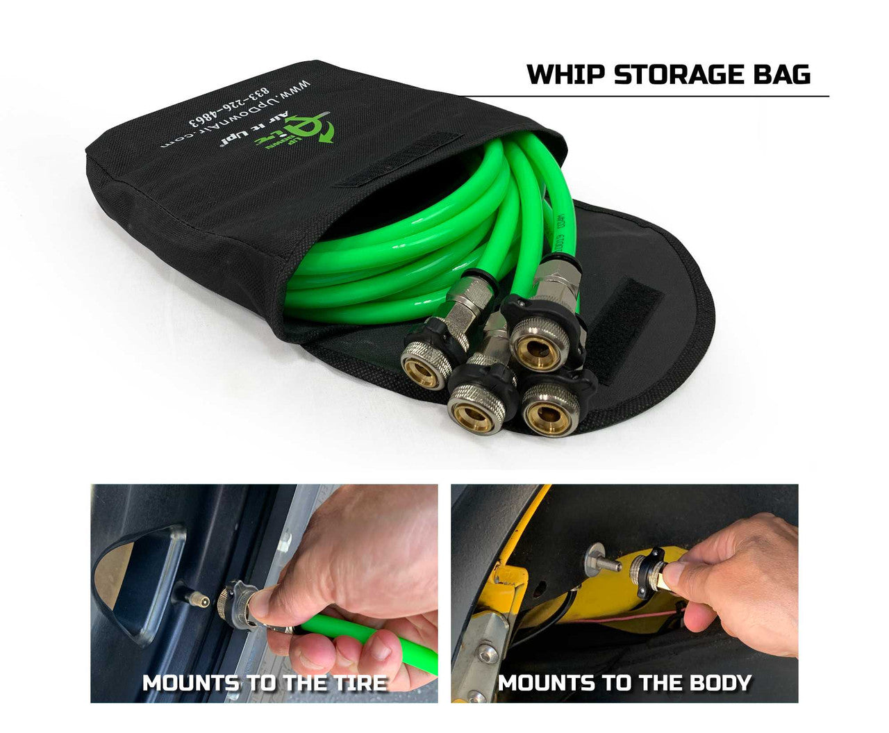 Up Down Air-4 Tire Inflation System | Jeep Wrangler JK/JKU | Up Down Air-Gen2 Air Delivery System for Jeep Wrangler JK & JKU | 4 Tire Inflation-269-0717