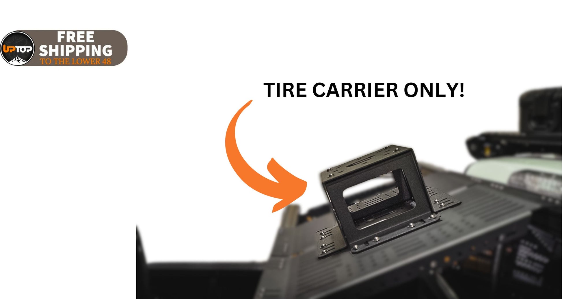 upTOP Overland Baja Bed Rack upTOP Overland | BAJA BED RACK TIRE CARRIER