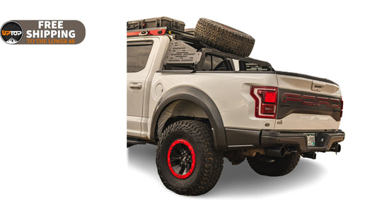 upTOP Overland Baja Bed Rack upTOP Overland | BAJA BED RACK & TIRE CARRIER COMBO KIT