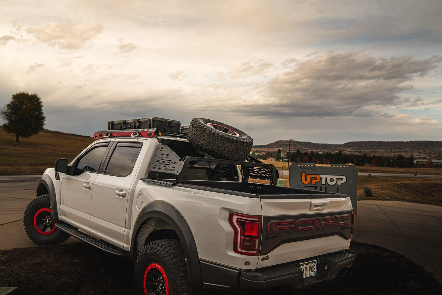 upTOP Overland Baja Bed Rack upTOP Overland | BAJA BED RACK & TIRE CARRIER COMBO KIT