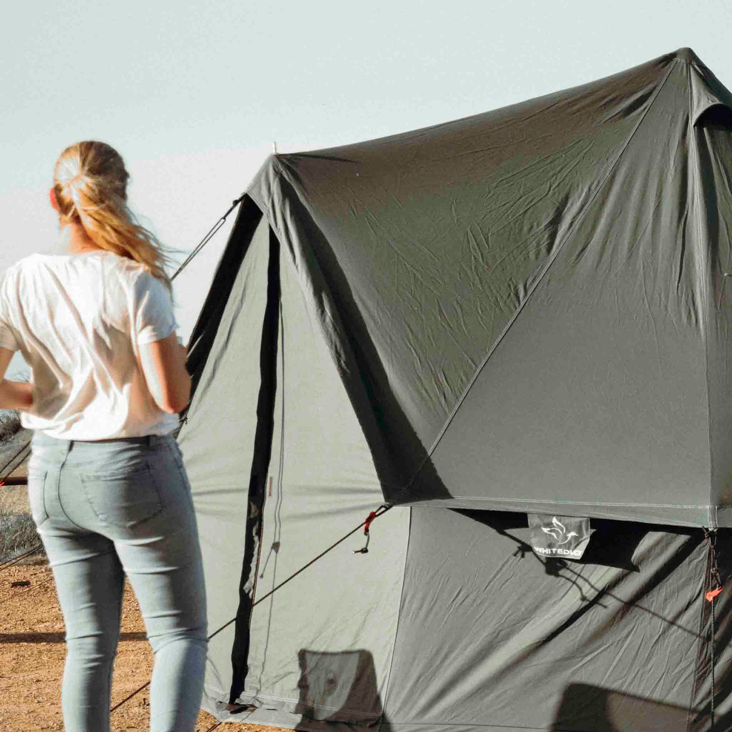 White Duck Outdoors Canvas Tent White Duck Outdoors 13' Regatta Canvas Bell Tent