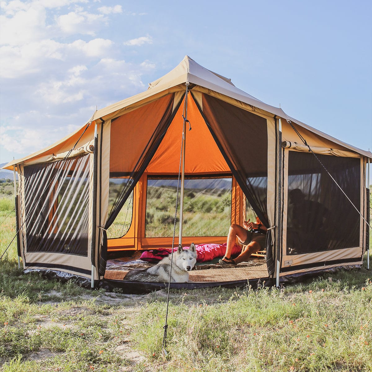 White Duck Outdoors Canvas Tent White Duck Outdoors 14' Altimus Canvas Bell Tent