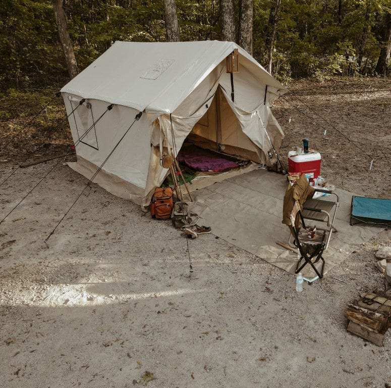 White Duck Outdoors Canvas Tent White Duck Outdoors Alpha Canvas Wall Tent