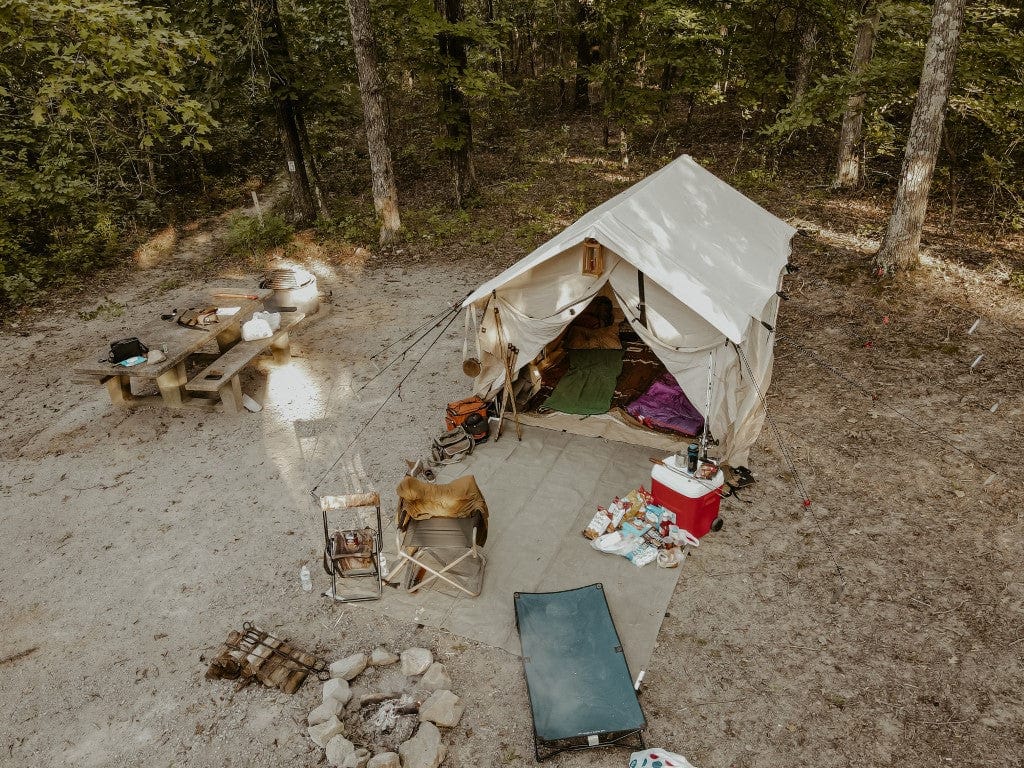 White Duck Outdoors Canvas Tent White Duck Outdoors Alpha Canvas Wall Tent