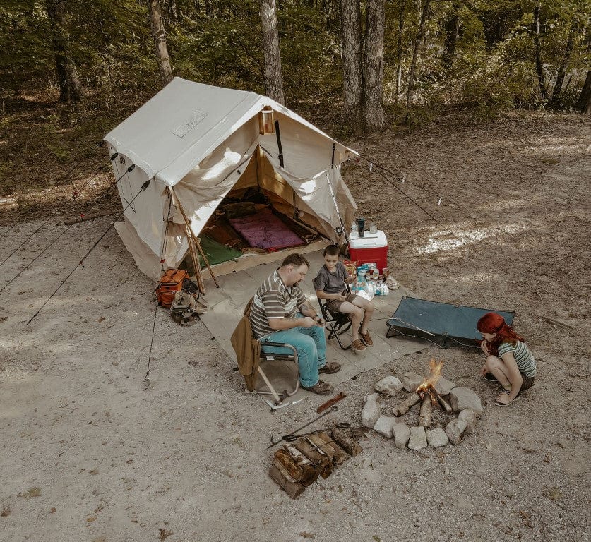 White Duck Outdoors Canvas Tent White Duck Outdoors Alpha Canvas Wall Tent