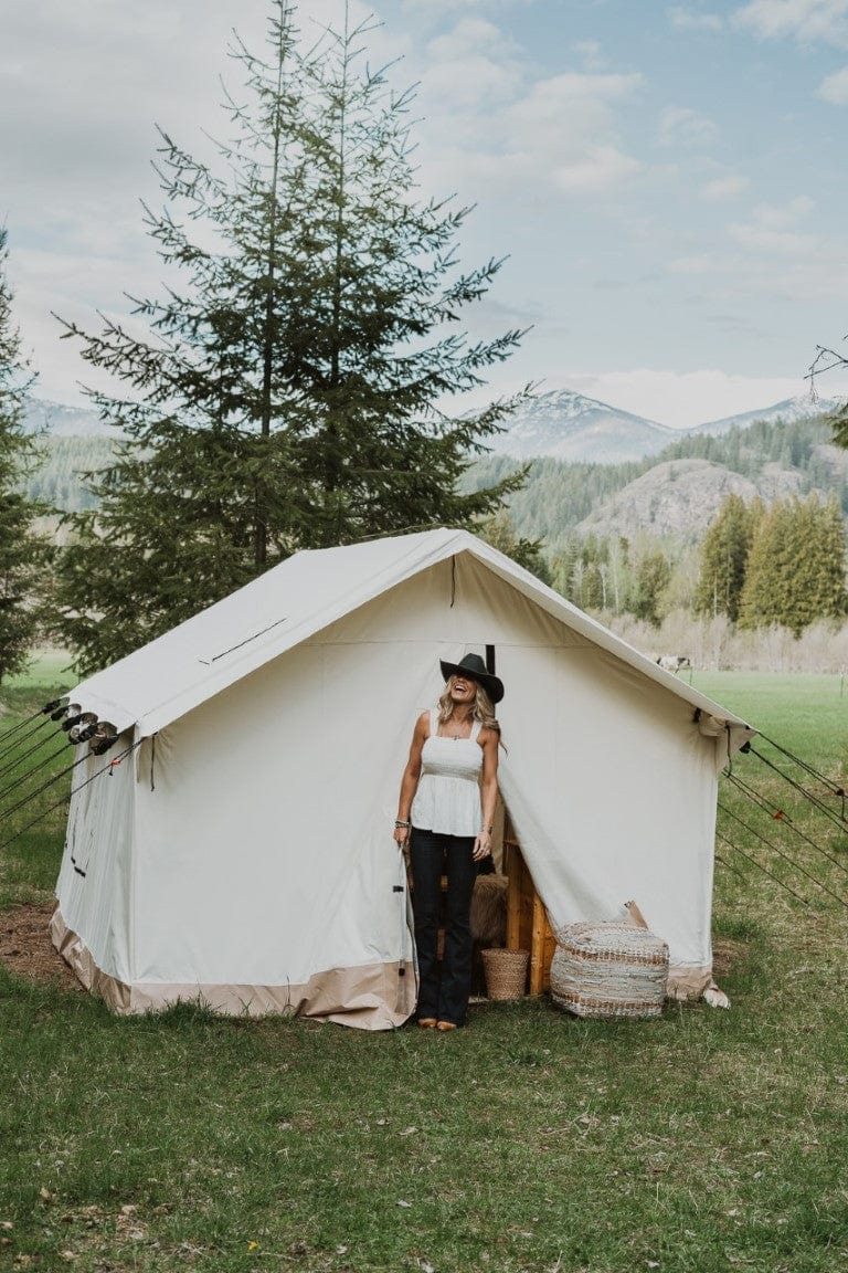 White Duck Outdoors Canvas Tent White Duck Outdoors Alpha Canvas Wall Tent