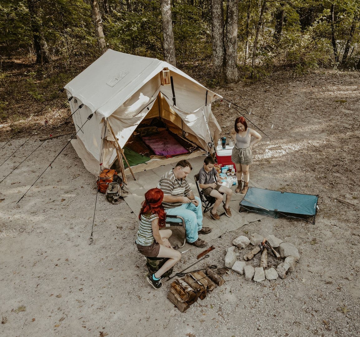 White Duck Outdoors Canvas Tent White Duck Outdoors Alpha Canvas Wall Tent
