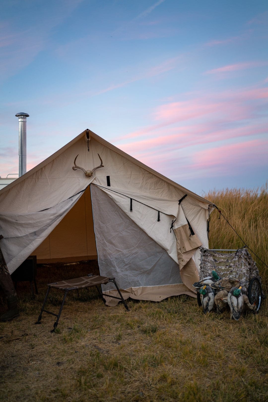 White Duck Outdoors Canvas Tent White Duck Outdoors Alpha Canvas Wall Tent