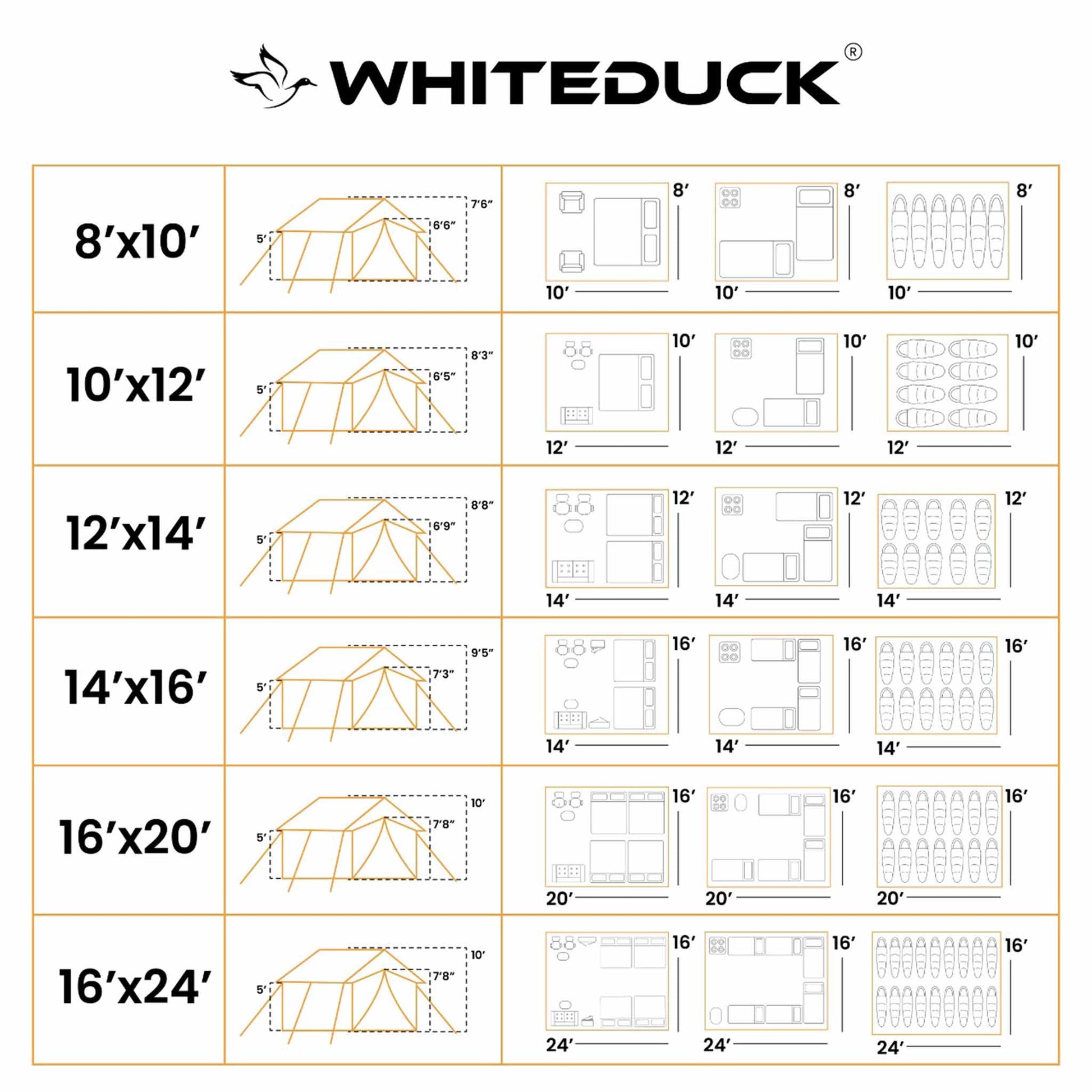 White Duck Outdoors Canvas Tent White Duck Outdoors Alpha Pro Canvas Wall Tent