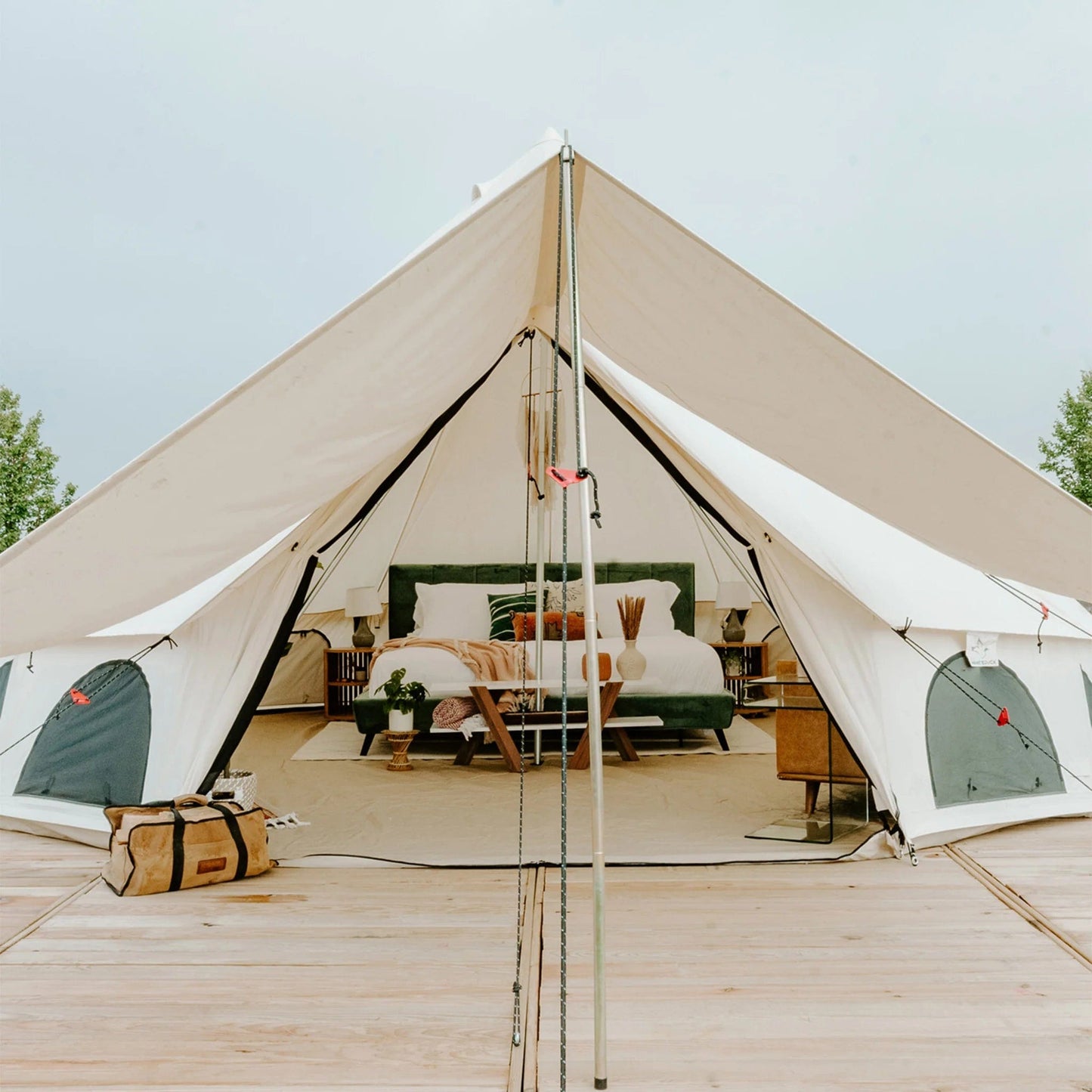 White Duck Outdoors Canvas Tent White Duck Outdoors Avalon Canvas Bell Tent