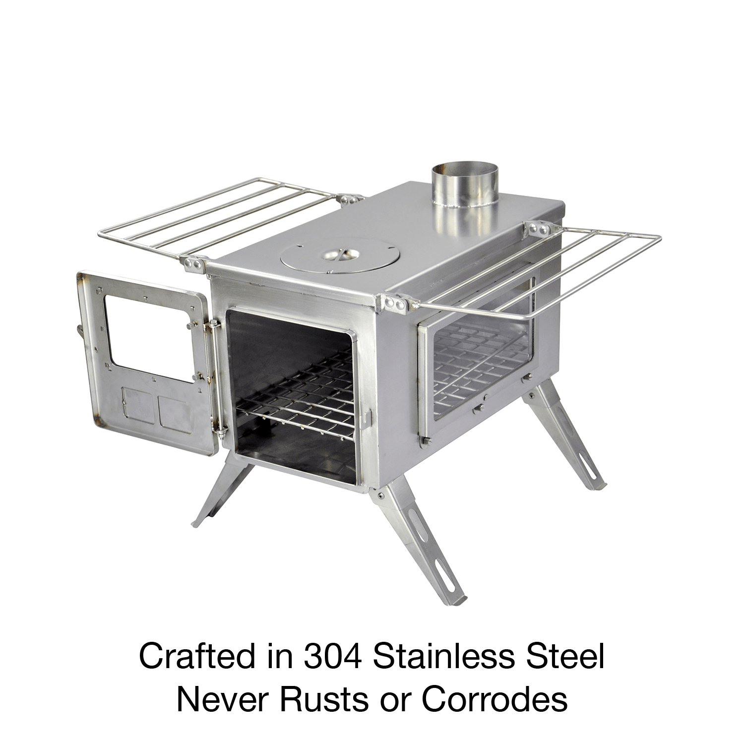 Winnerwell Stoves Nomad View Large Wood Stove from Winnerwell