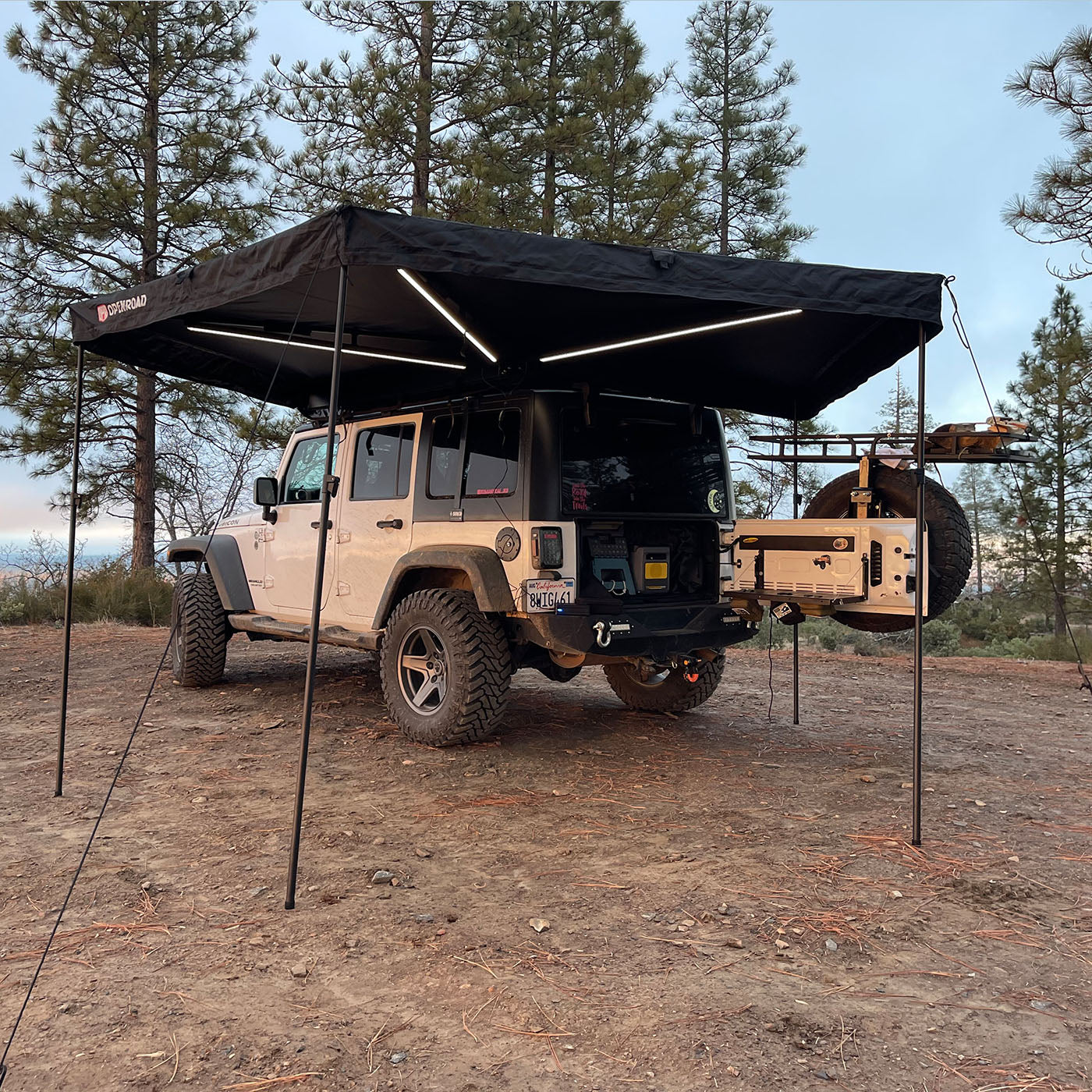 OPENROAD 270 DEGREE FREESTANDING BATWING AWNING awnings openroad4wd.com