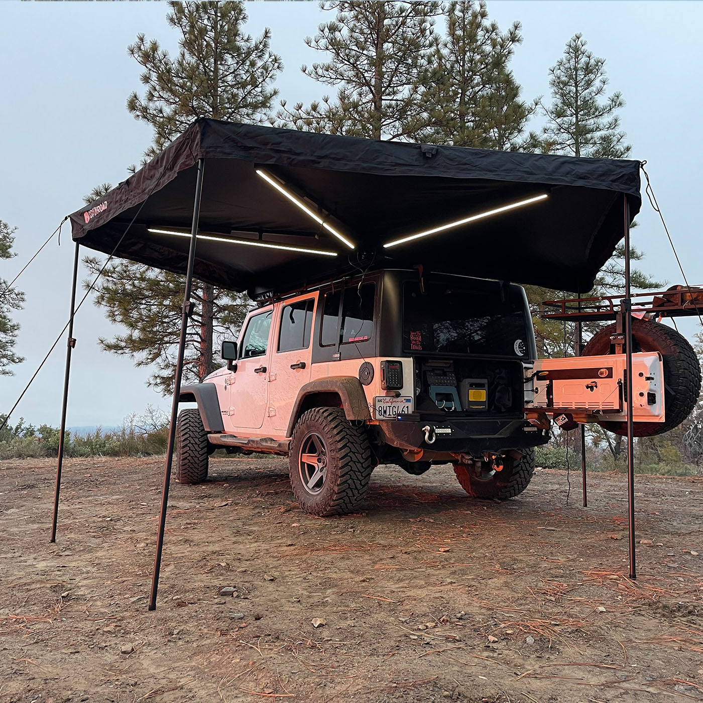 OPENROAD 270 DEGREE FREESTANDING BATWING AWNING awnings openroad4wd.com