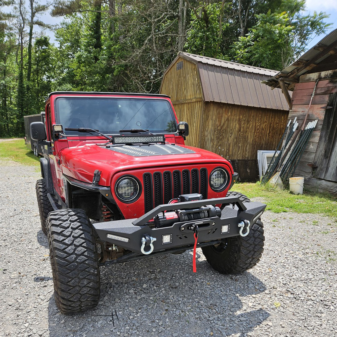 OPENROAD 13,000lbs Winch with Synthetic Rope and 2 Wireless Remotes -Panther Series 2S Plus winch OPENROAD