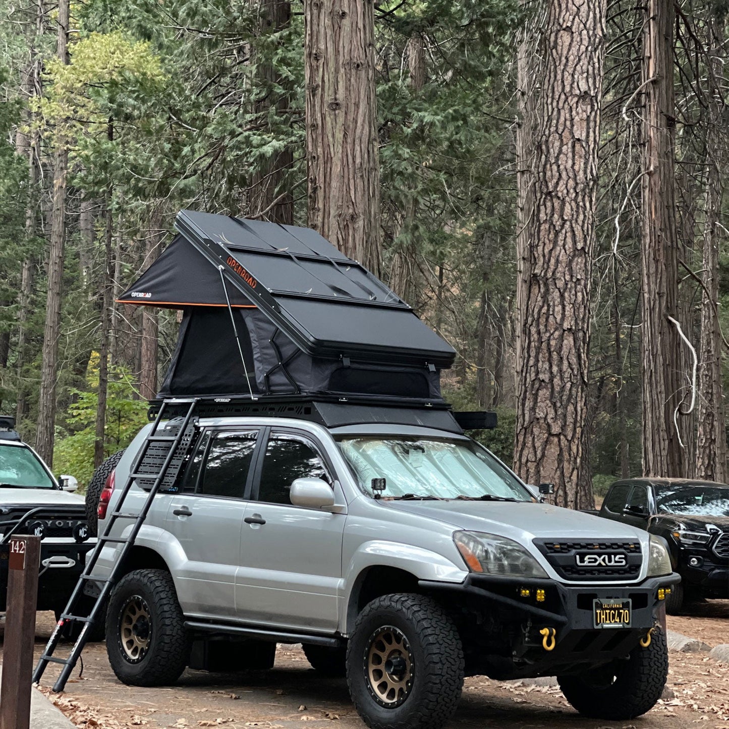 OPENROAD Hard Shell Roof Top Tent - PeakRoof Series openroad4wd.com