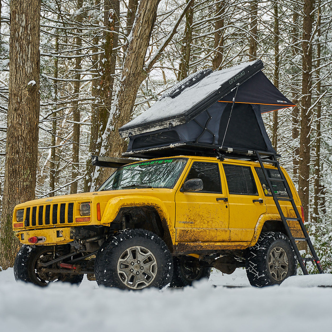 OPENROAD Hard Shell Roof Top Tent - PeakRoof Series openroad4wd.com