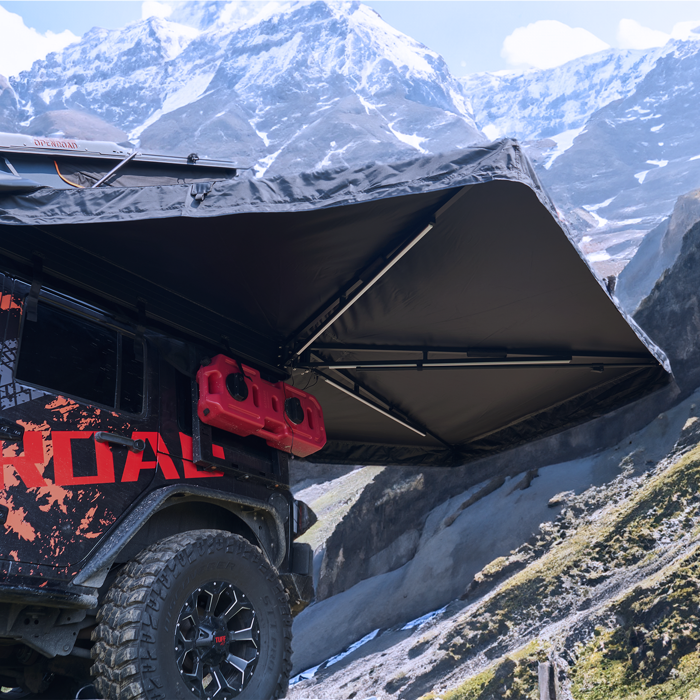 OPENROAD 270 DEGREE FREESTANDING BATWING AWNING awnings openroad4wd.com awning preorder
