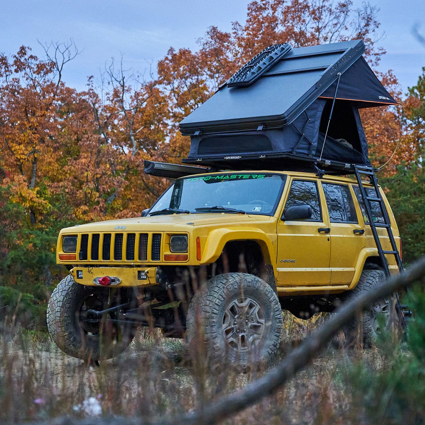 OPENROAD Hard Shell Roof Top Tent - PeakRoof Series openroad4wd.com Pickup in Store