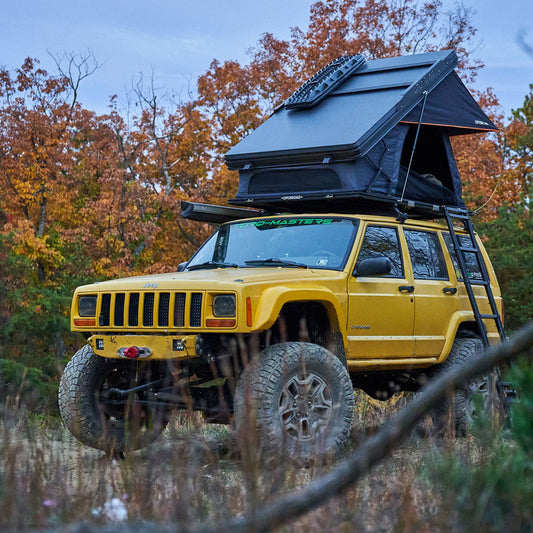 OPENROAD Hard Shell Roof Top Tent - PeakRoof Series  openroad4wd.com Pickup in Store