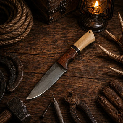 1095 Drop point Acid Wash Carbon Steel Fixed Blade survival Outdoor Camping Hunting Knife